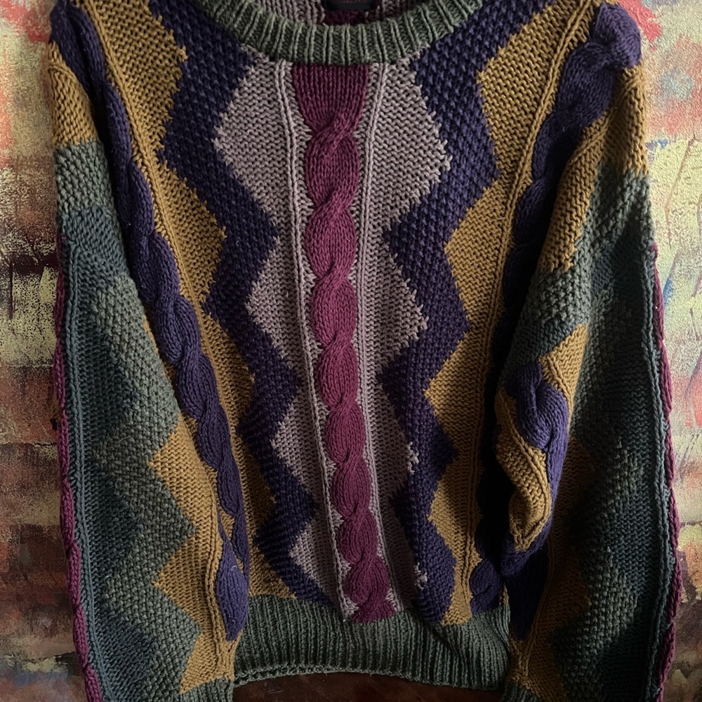 Multicolor Knit Sweater
